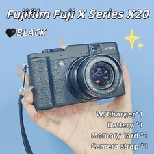 Fujifilm Fuji X Series X20 12.0MP 4x Optical Zoom Digital Camera Black - 90 NEW