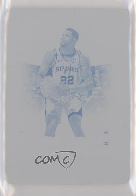 2019-20 Panini National Treasures - Colossal Materials Rudy Gay #CLM-RGY Printing Plate Cyan /1 (MEM)