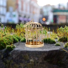 Cage Oiseaux Miniature Modèle De Mini-cage Ornement Maison Pendentif À