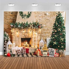 7x5Ft Christmas Backdrop Photography Background Party Supplies for Photo Studio