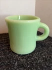 Vintage Fire-King Jadeite C Handle Restaurant Ware Heavy Mug