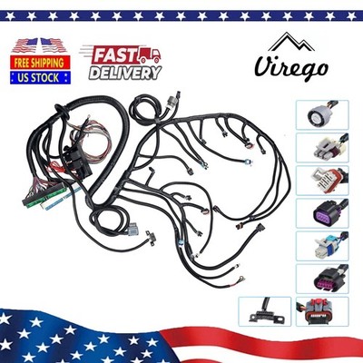 Standalone Wiring Harness for 97-04 GM 4L60E DBW LS Vortec Engine 4.8L 5.3L 6.0L
