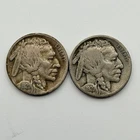 (Lot of 2) 1920 D & S Buffalo Nickel 5C Semi Key San Francisco & Denver Coins