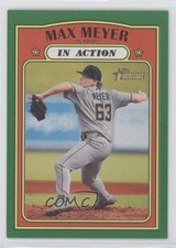 2021 Heritage Minor League Edition In Action Green Border 11/75 Max Meyer yj7
