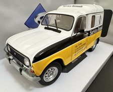 1974 Renault 4 F4 Original Service Renault 1/18 Solido SOLS1802202 HTF !