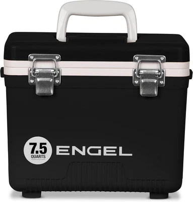 Engel UC7 7.5qt Leak-Proof, Air Tight, Drybox Cooler - Black