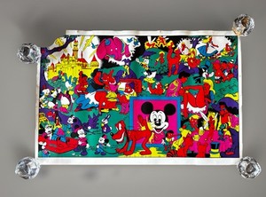DISNEY AFTER DARK 1970's BLACKLIGHT POSTER 22x35” By WOLLY WOOD