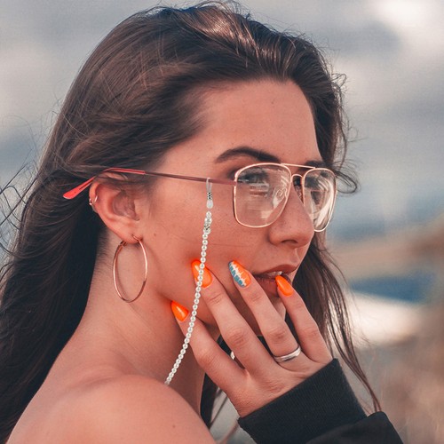 Cadenas de gafas de viaje de 4 piezas de perlas de imitación para mujer - Imagen 7 de 12