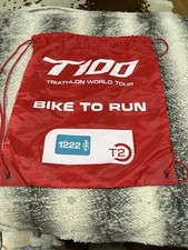 Triathalon T100 World Your Competition Bag - Red 1222 T2 Bike To Run