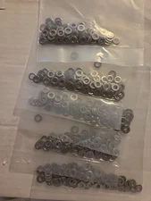 (500) Stainless Steel #8 Machine Screw 8-32 Flat Washer 18-8 SS
