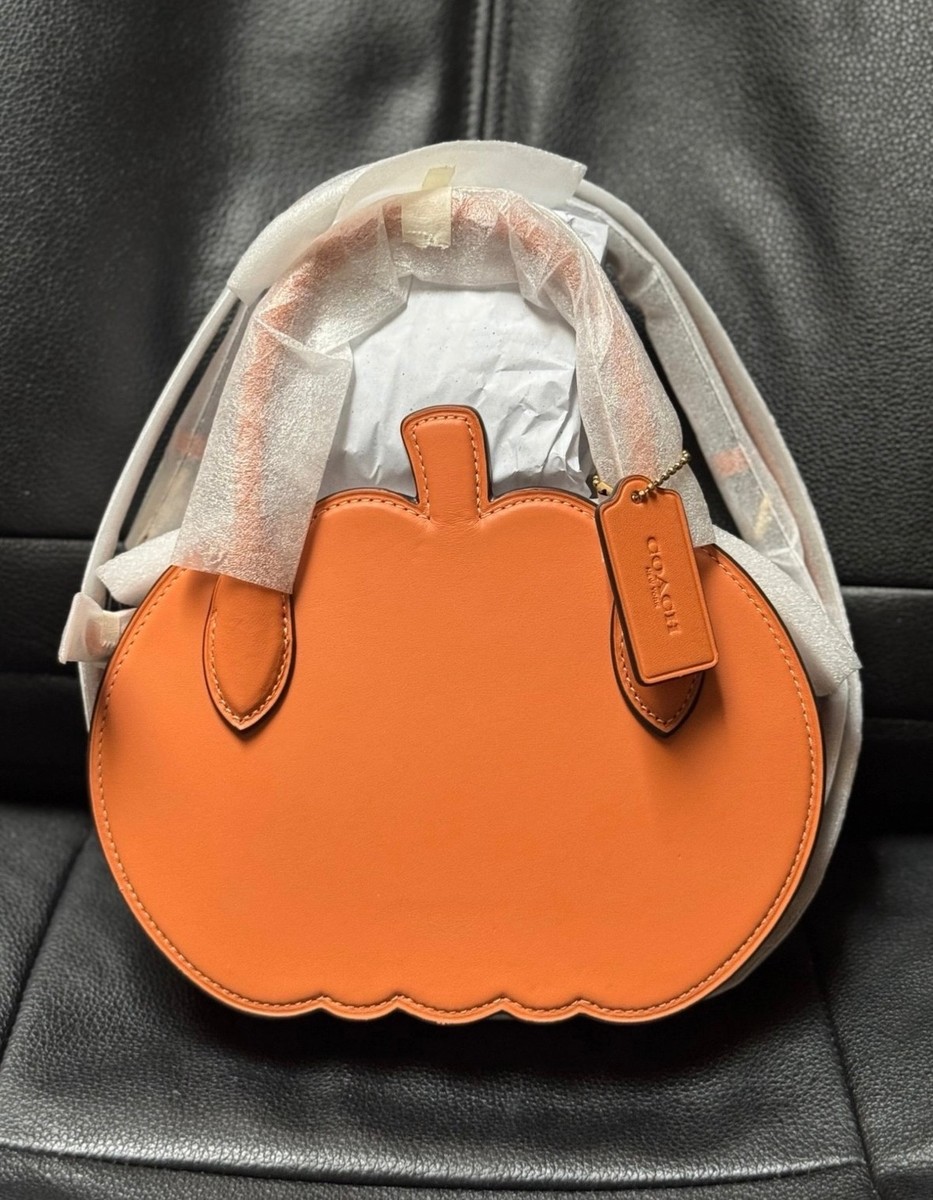 NWT Coach pumpkin bag CU868 2025 Halloween | eBay NWT Coach pumpkin bag CU868 2025 Halloween | eBay