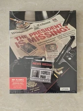 COSMI 1989 The President Is Missing! 3.5 Disk IBM PC Tandy CGA Game NEW SEALED!