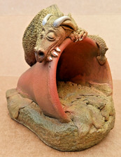 RARE CLARECRAFT POTTERY DRAGON CLARE CRAFT SUFFOLK ENGLAND