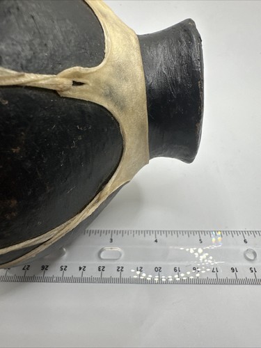 Vintage TARAHUMARA Native Tribe Mexico Pottery Water Jug Sinew - Picture 8 of 8