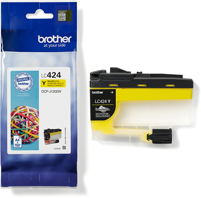 Original Brother Tinte Patrone LC-424Y yellow für Mini 19 Biz-SL DCP-J1200 DW