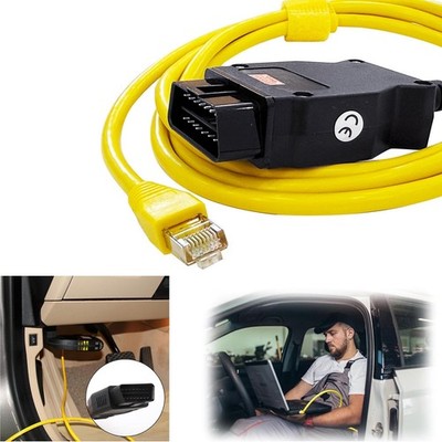 OBD Ethernet Interface Kabel Codierung Diagnose RJ45 passt für BMW F ESYS ENET