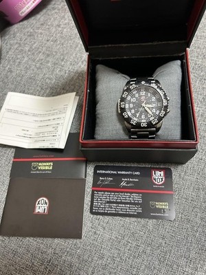 ジャンクLuminox Series 3150 腕時計 LUMINOX NAVY SEALS SERIES 3150 Black Red | eBay