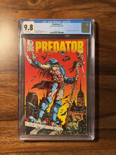 Predator #1 CGC 9.8 White Pages 1989 Marvel 1st App. of Yautja