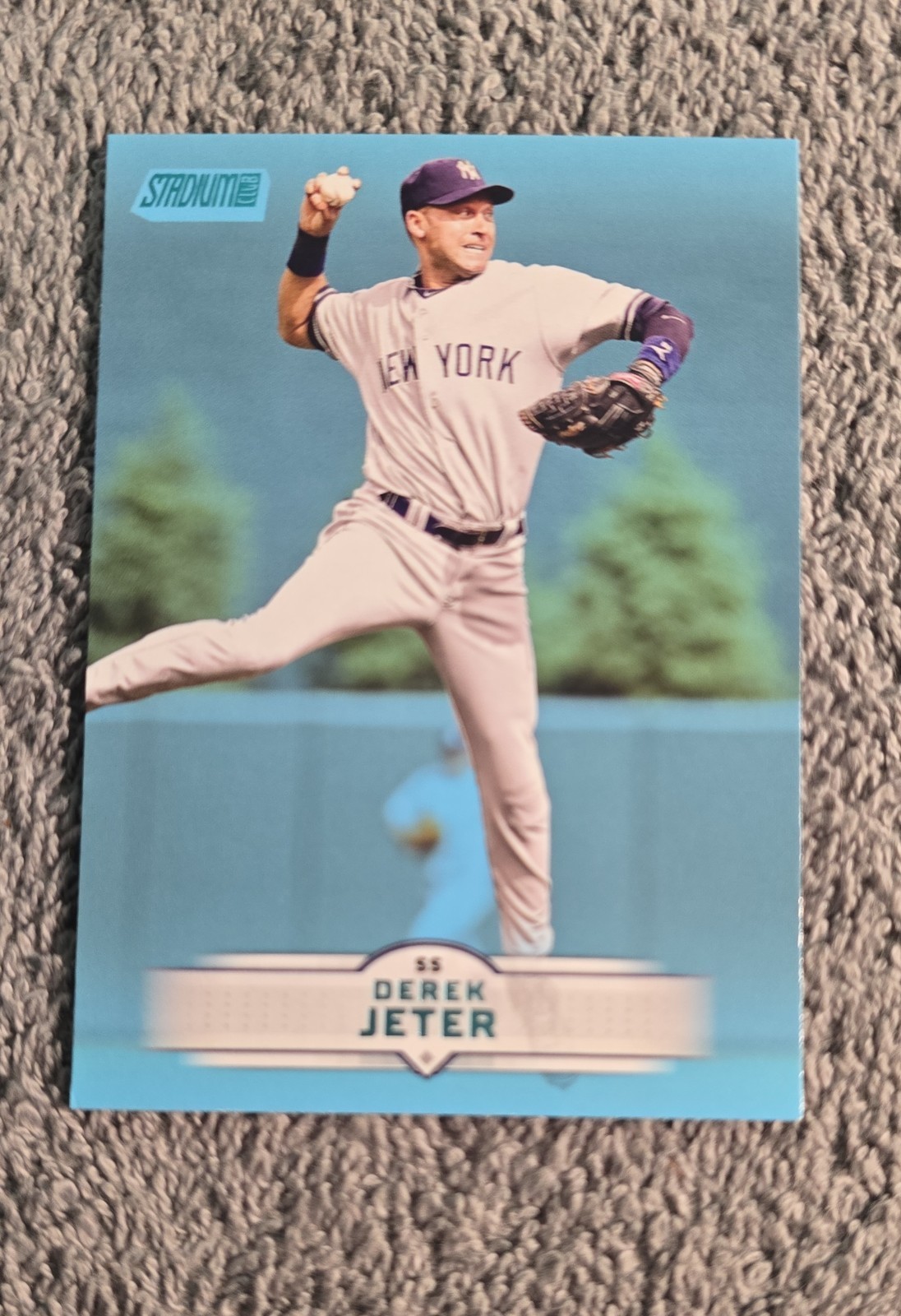 2025 Topps Stadium Club - Derek Jeter #172 Light Blue Foil