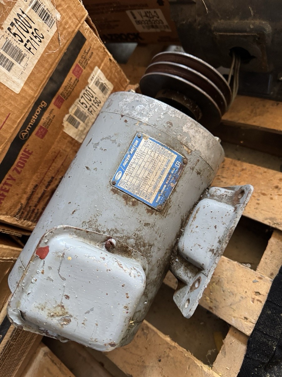 LOT LIFE LEFT PACER Motor 5 HP R184T Frame 200V 1735 RPM COG4B 60H
