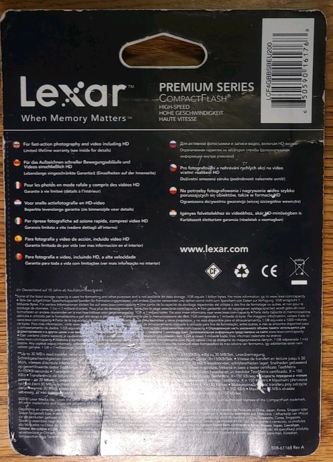 Lexar CompactFlash Platinum II / 4 GB CF Card 200X - Image 3 of 4