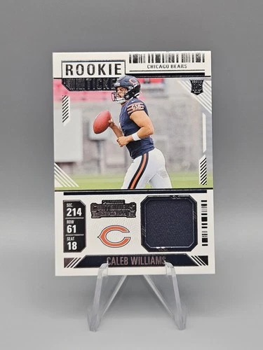 (RC) Caleb Williams Rookie Ticket Swatches 2024 Panini Contenders Chicago Bears