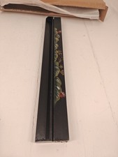 Porta Piastrelle Mah Jong Design Paesaggio X4 Nero