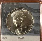 1964 US Kennedy SILVER PROOF Half Dollar!