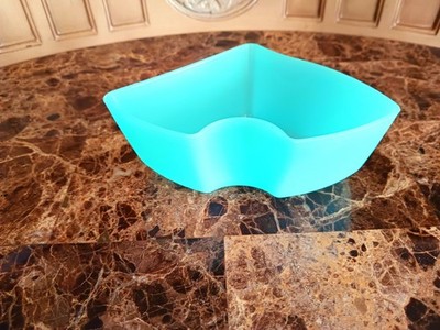 Tupperware Crystal Wave Lunch n Dish Cold Cup Replacement Island Green 4018