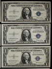 Old Money LOT of 9 1935 $1 Silver Certificates various series XF/AU BD9025 — photo 7