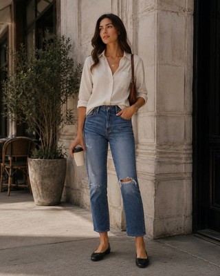 CITIZENS OF HUMANITY Premium Vintage Elsa Mid Rise Slim Crop Jeans 26 USA Made