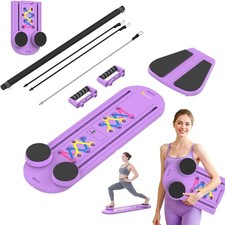Pilates Reformer Board   5-in-1 Foldable Pilates Machine for Home Workout