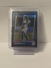 Panini 2021 Donruss Optic Rated Rookie Ryan Jeffers #93 Black Prizm /25 Twins