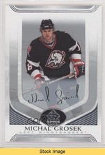 2020-21 SP Signature Edition Legends Silver Script Michal Grosek #94 READ 8tn