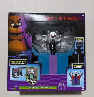 Jazwares FNAF 2 Puppet Office Figure Set Five Nights at Freddy s 5'' NEW