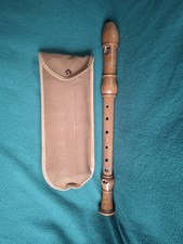 Altblockfl&ouml;te aus Birnenholz mit Etui