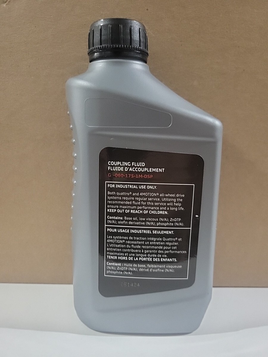 Audi VW Haldex Fluid - Genuine Audi VW Coupling Fluid G0601751MDSP