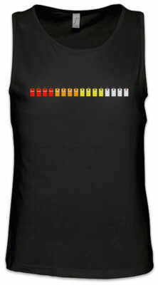 808 Keys Herren Tank Top LFO Wave Waves Sound Music DJ MC Techno Audio Amplitude