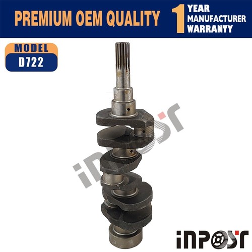 New D722 Crankshaft For Kubota B7400HSD Tractor Bobcat D722 Engine Spare Parts - Bild 2 von 6