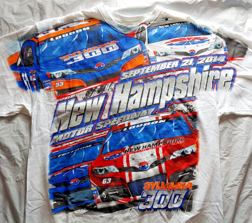 New Hampshire Motor Speedway Sylvania 300 Nascar Racing T-Shirt - Size XL - Picture 2 of 5