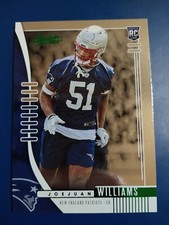 2019 Panini Absolute Joejuan Williams GREEN FOIL RC New England Patriots #166