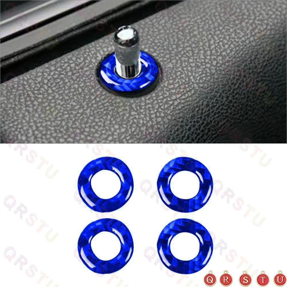 19Pcs Blue Carbon Fiber Interior Full Set Cover Trim For Dodge Charger 2011-2014 - Imagem 3 de 4