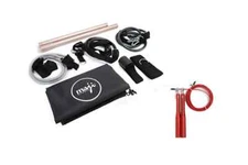 EXERCISE BAR & JUMP ROPE BUNDLE NEW - Anywhere Full Body Gym