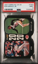 2001 Topps HD 20-20 Ken Griffey Jr. Die-Cut  #TW3 Cincinnati Reds PSA 9