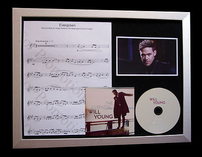 WILL YOUNG Evergreen LTD GALLERY QUALITY CD FRAMED DISPLAY+EXPRESS GLOBAL SHIP