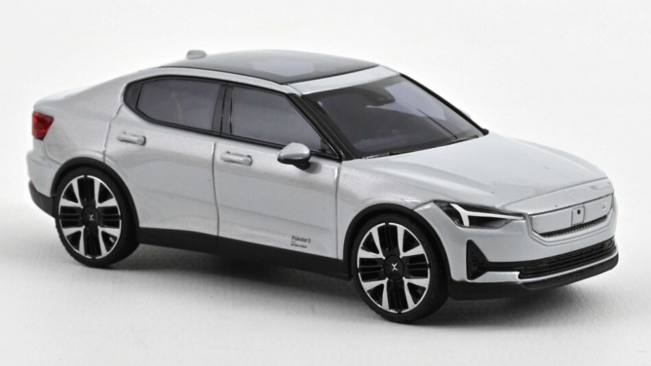 2024 Polestar 2 Silver 1:43 Scale Diecast Model Car by Norev