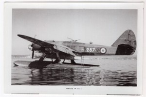 1941-1948 Italian Fiat RS.14 Maritime Reconnaissance Floatplane 3.5x5.5 Photo