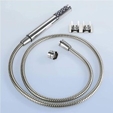 Universal 59" Brass/Stainless Steel Hand Held Sprayer With Wall Mount