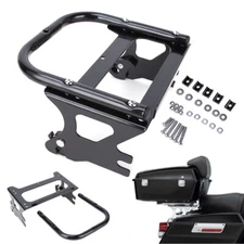 For 97-08 Touring Harley Detachable 2 Two-Up Tour Pak Pack Mounting Luggage Rack