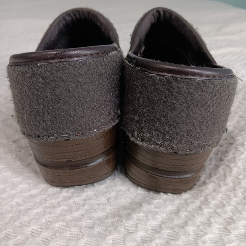 SANITA JUSTINE CLOGS EMBROIDERED SLIP-ON GREY COLOR SIZE 37 (US WOMEN 6.5–7) - Picture 9 of 13